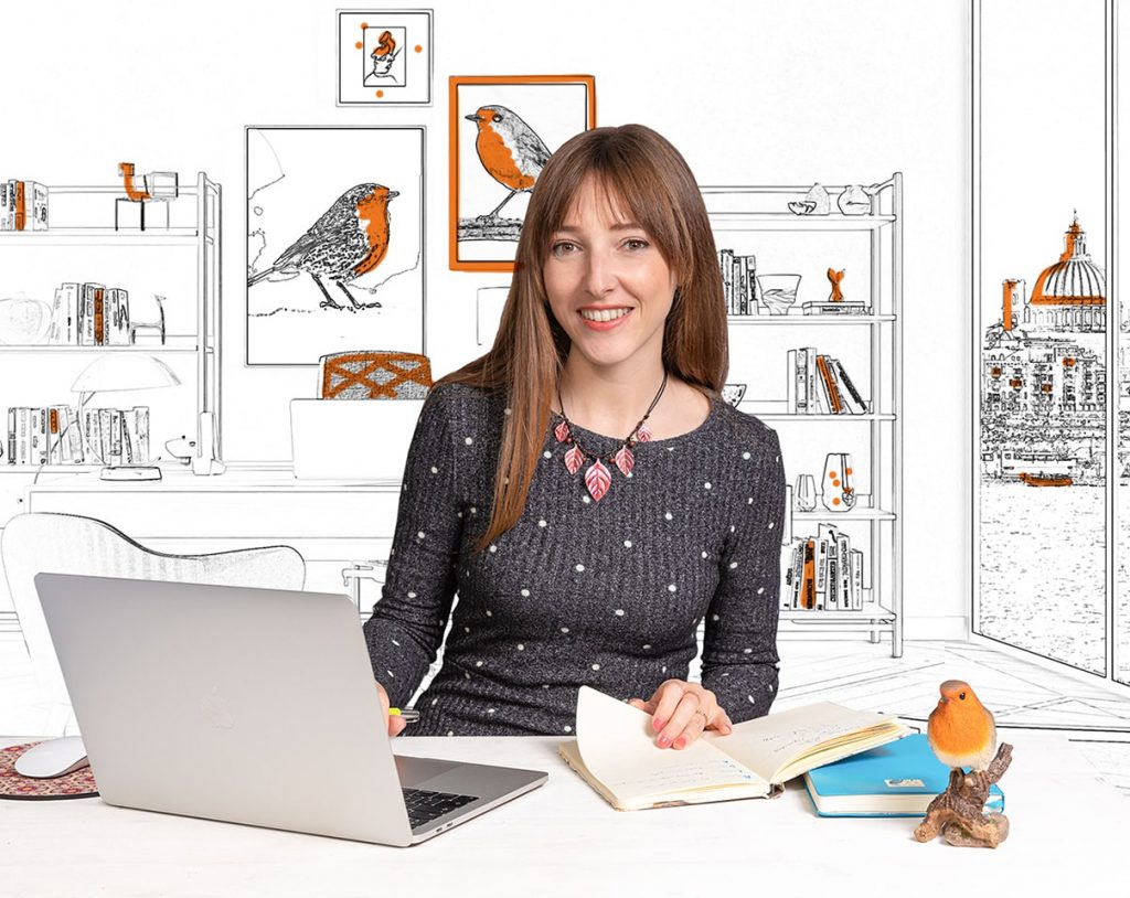 the marketing robin, copywriter and content creator